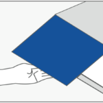 Upward opening flap with rotary dampers