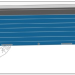 Shutter with continuous rotation damper
